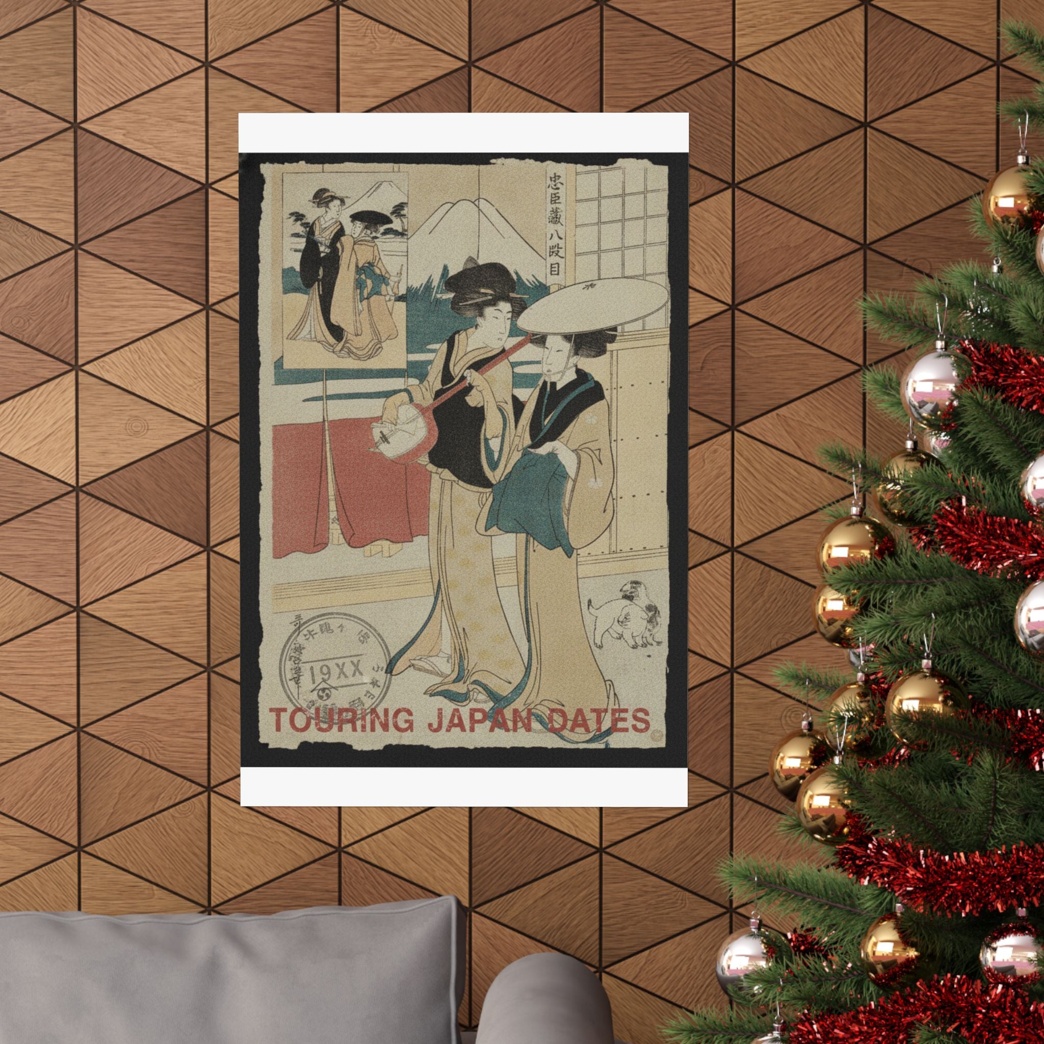 Vintage Bootleg — Two Tori-Oi, Or Itinerant Women Musicians Of The Eta Class — Matte Poster