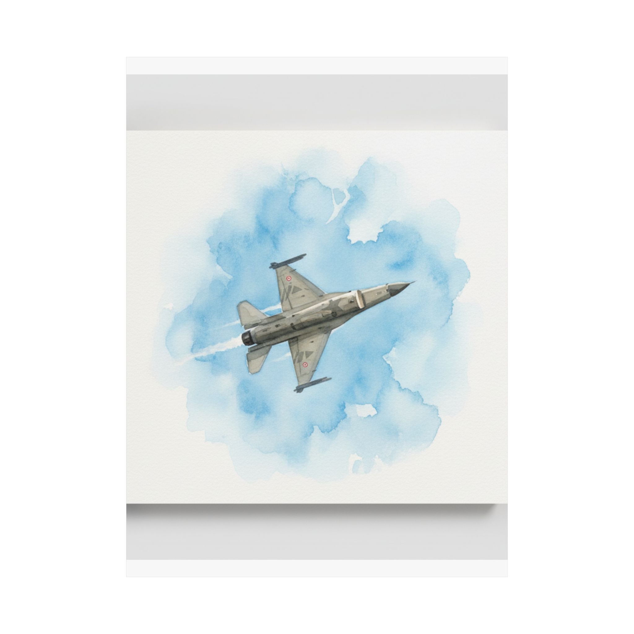 Watercolor — Aircraft — Matte Poster
