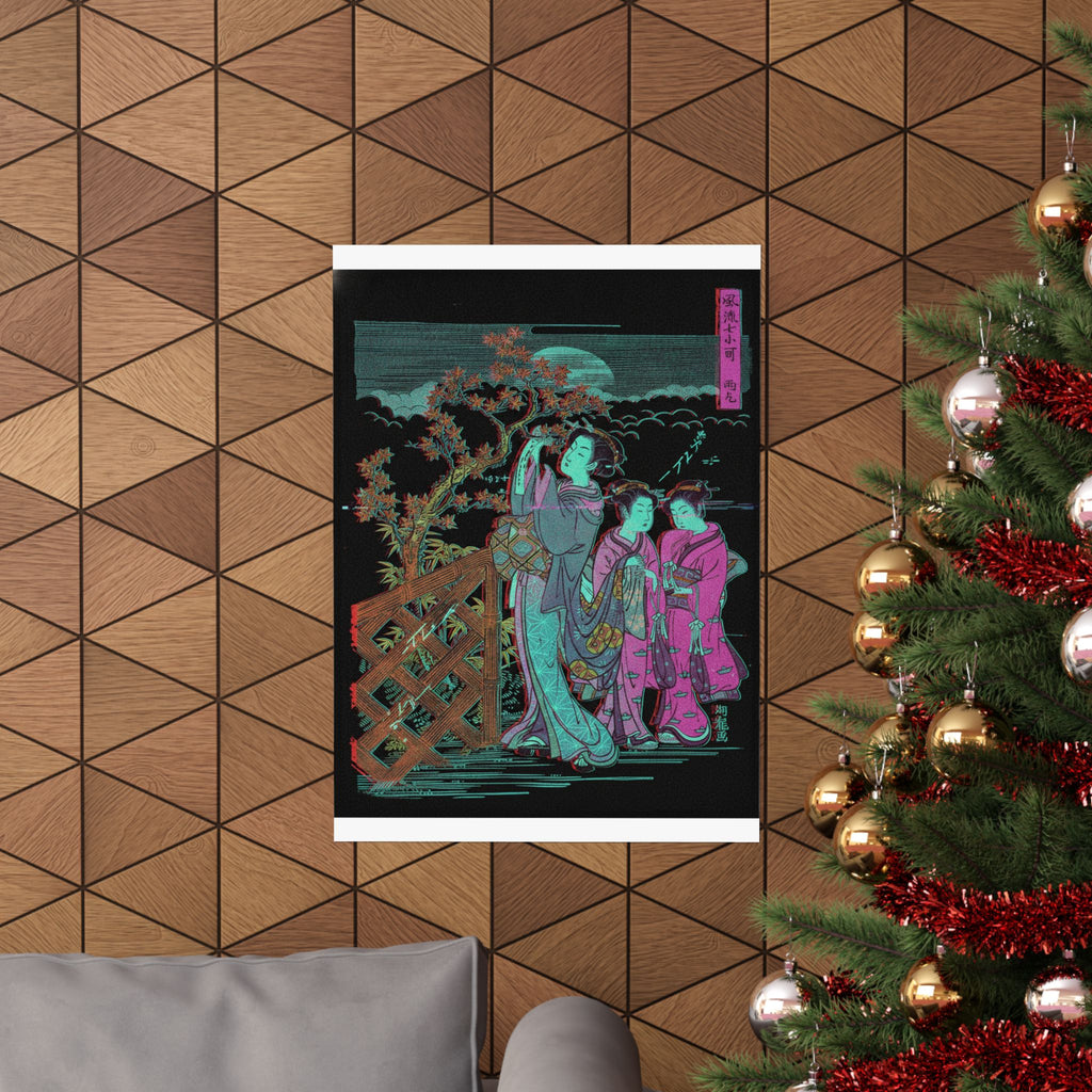 Glitch Culture — One Of The Seven Komachi: Amagoi (Praying For Rain) — Matte Poster