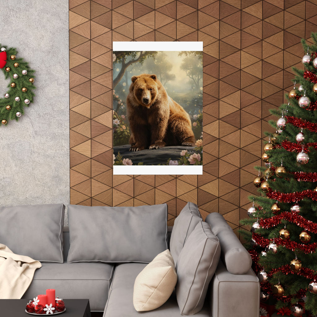 Scenic Nature — Bear — Matte Poster