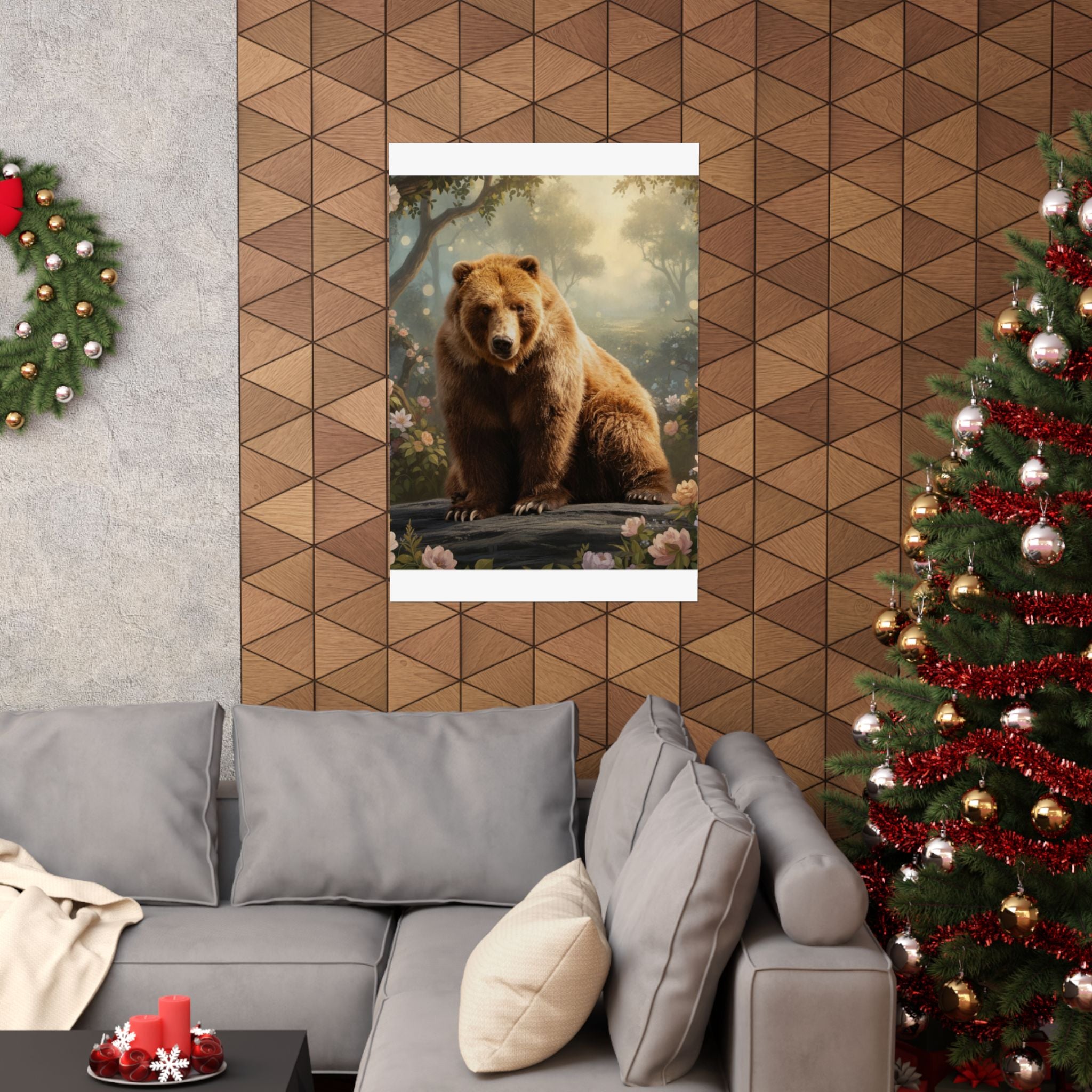 Scenic Nature — Bear — Matte Poster