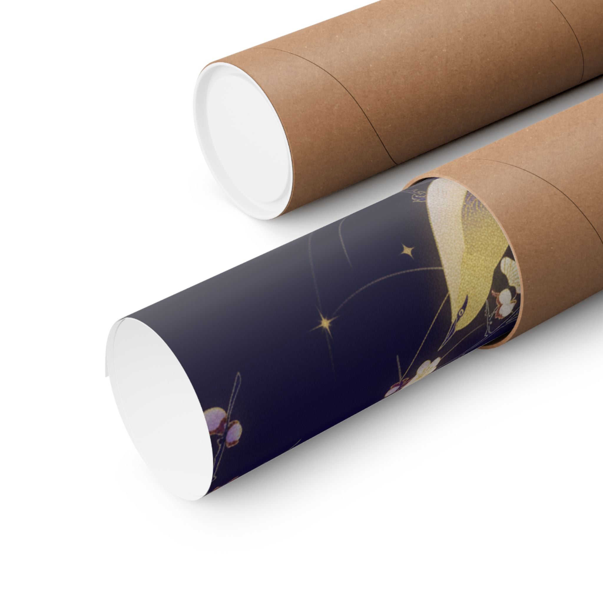 Celestial — New Moon; Nightingale On A Plum Branch — Matte Poster