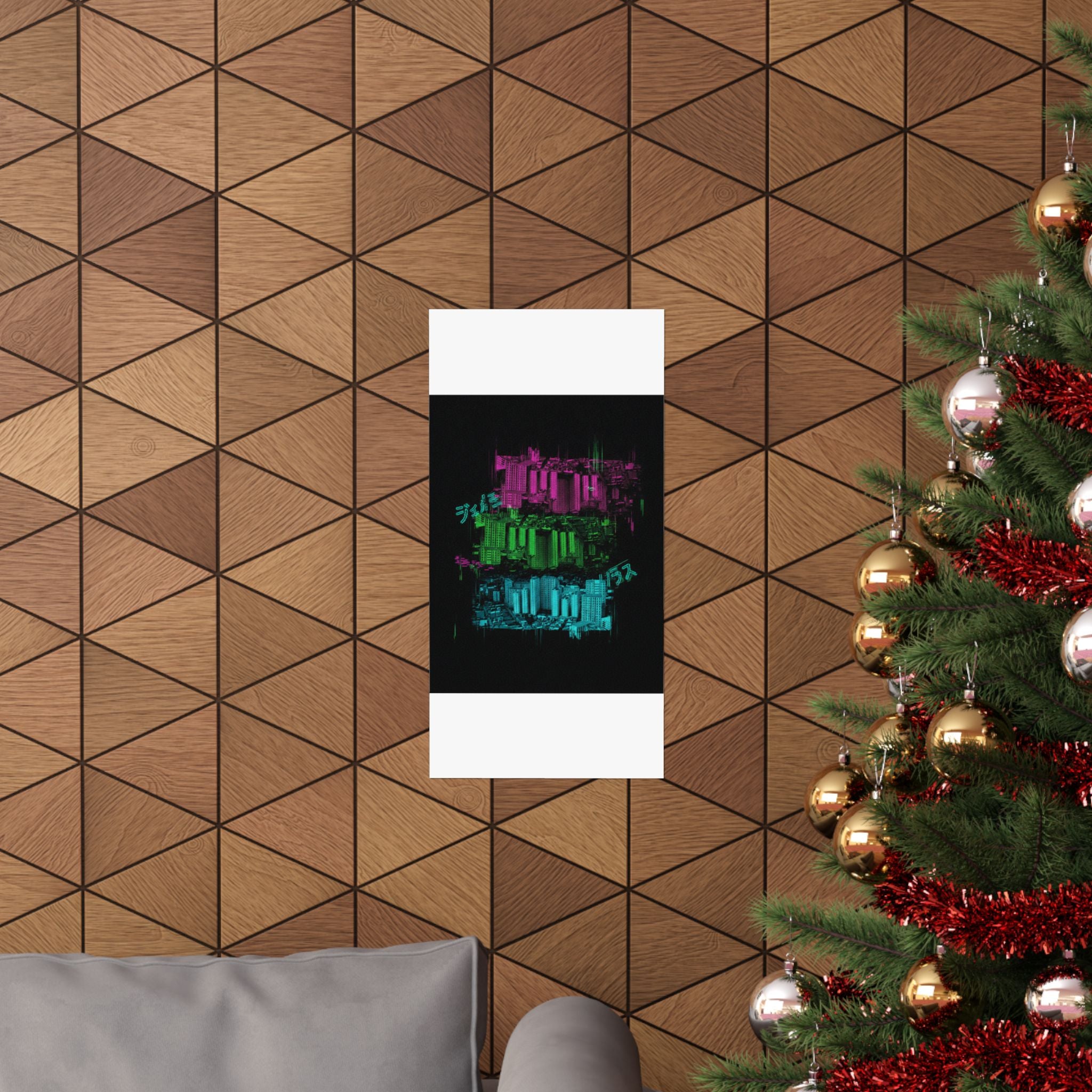 Glitch Culture — Cityscape — Matte Poster