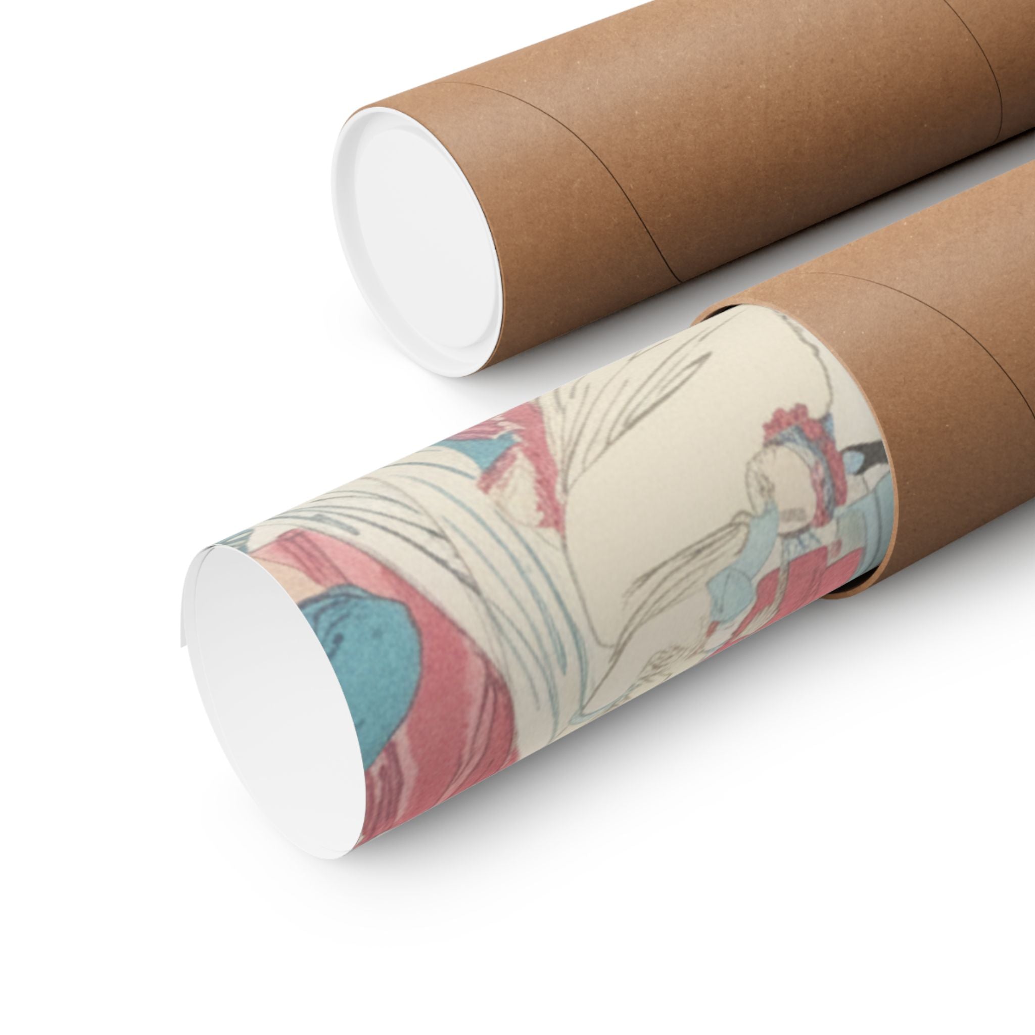 Watercolor — Mirror Of National Costumes Of All Nations  (Bankoku Ishō Kagami) — Matte Poster