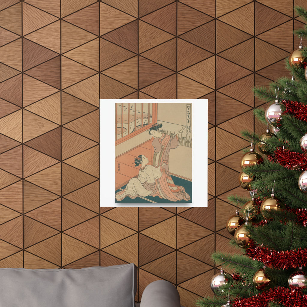 Ecommerce Main — The Flying Down Of Wild Geese At Yoshiwara — Matte Poster