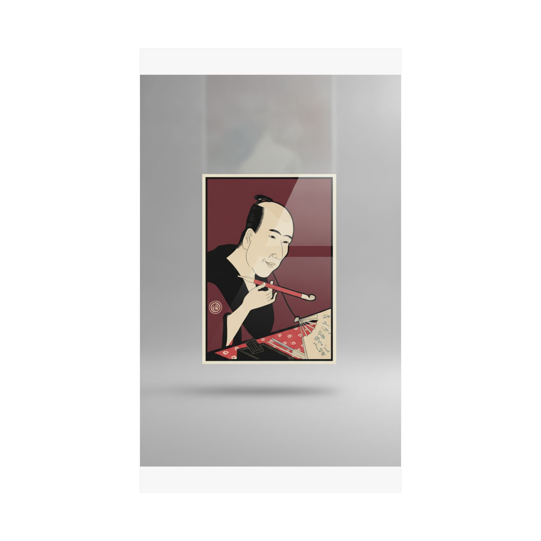 Product Marketing — The Writer Santō Kyōden (A.K.A. Kitao Masanobu) — Matte Poster