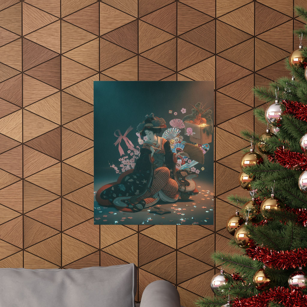 Cinematic — Courtesan And New Year Decoration — Matte Poster
