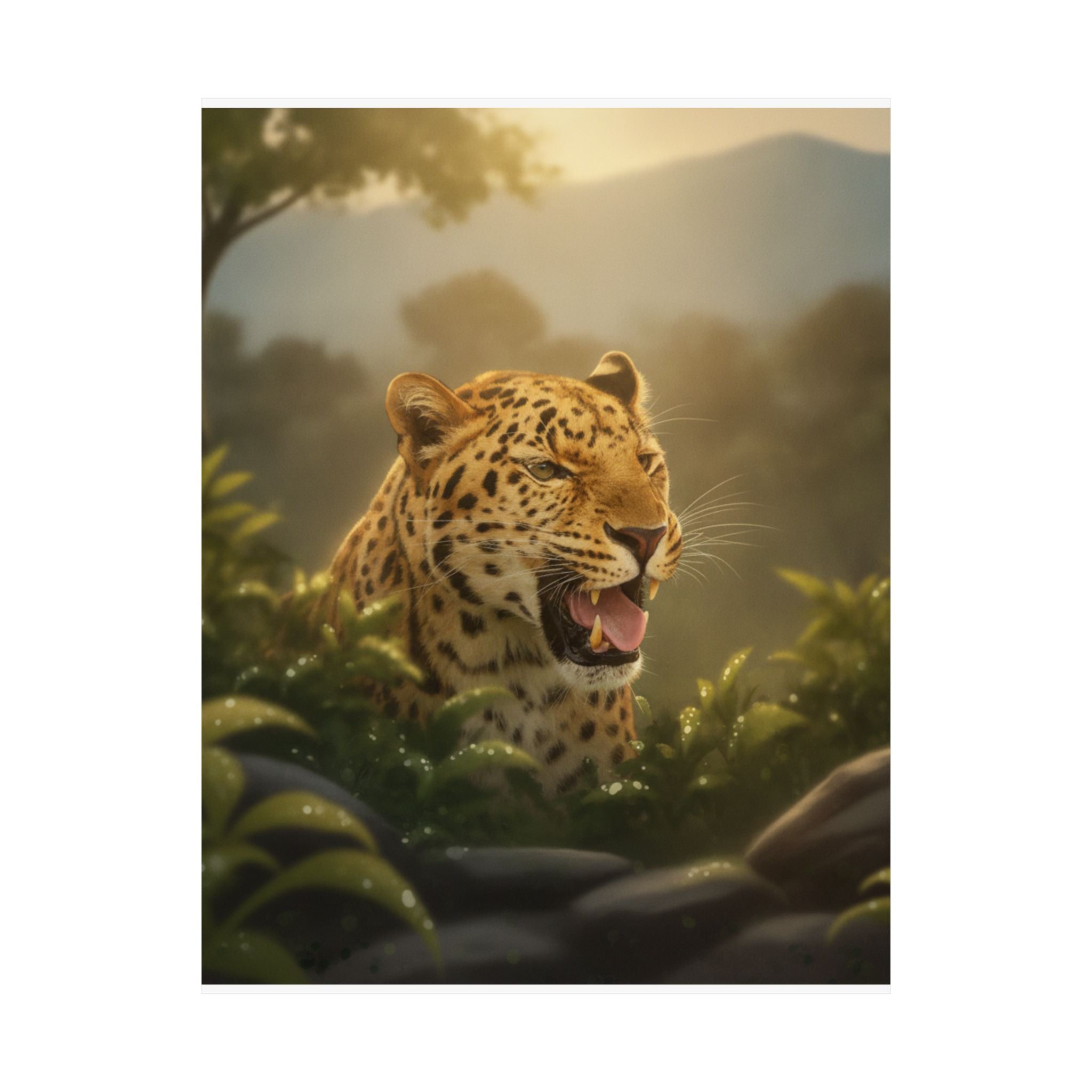 Scenic Nature — Leopard — Matte Poster