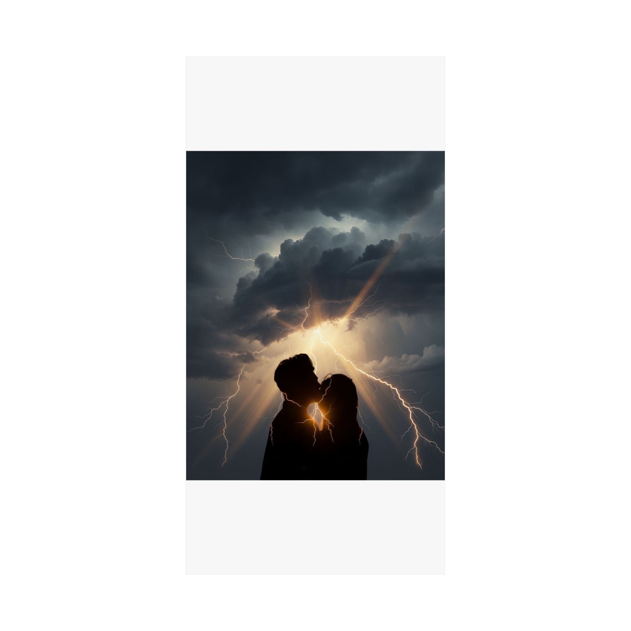 Dramatic Storm — Person — Matte Poster