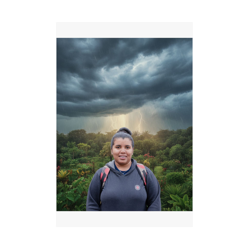 Dramatic Storm — Person — Matte Poster — Poster 2