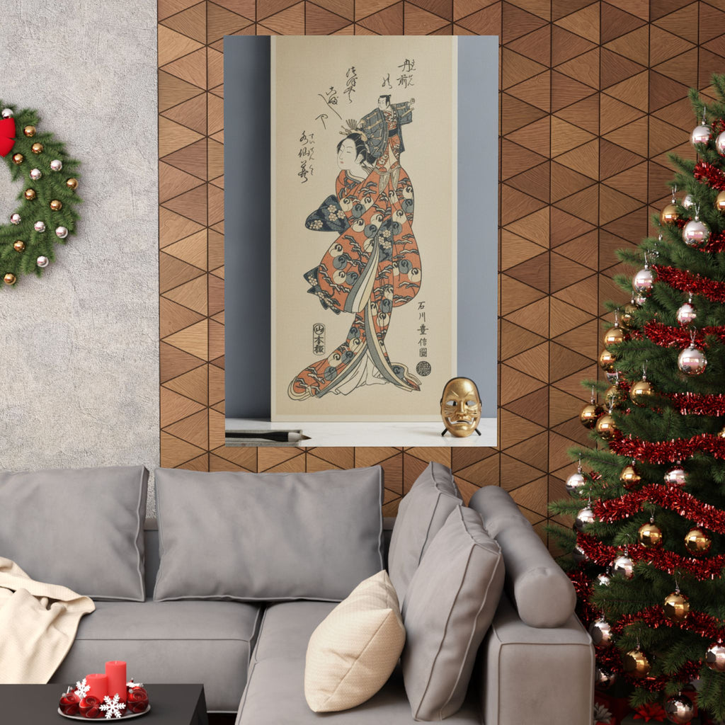 Product Marketing — The Actor Bandō Hikosaburo I In A Female Role — Matte Poster