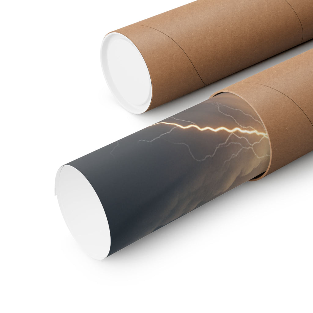 Dramatic Storm — Person — Matte Poster