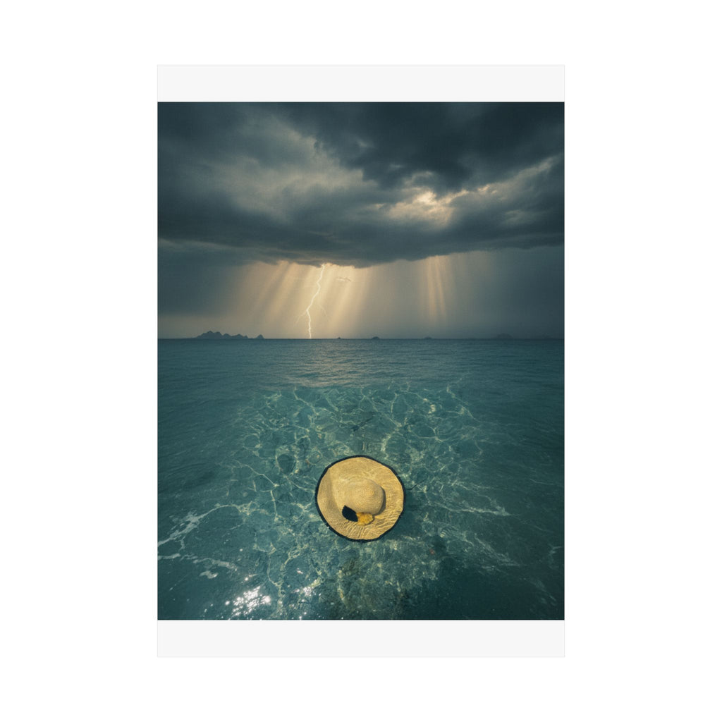 Dramatic Storm — Hat — Matte Poster