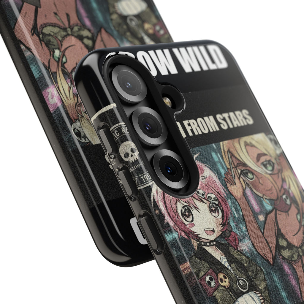 Neon Rain Osaka Nights Anime Tour Poster Phone Case