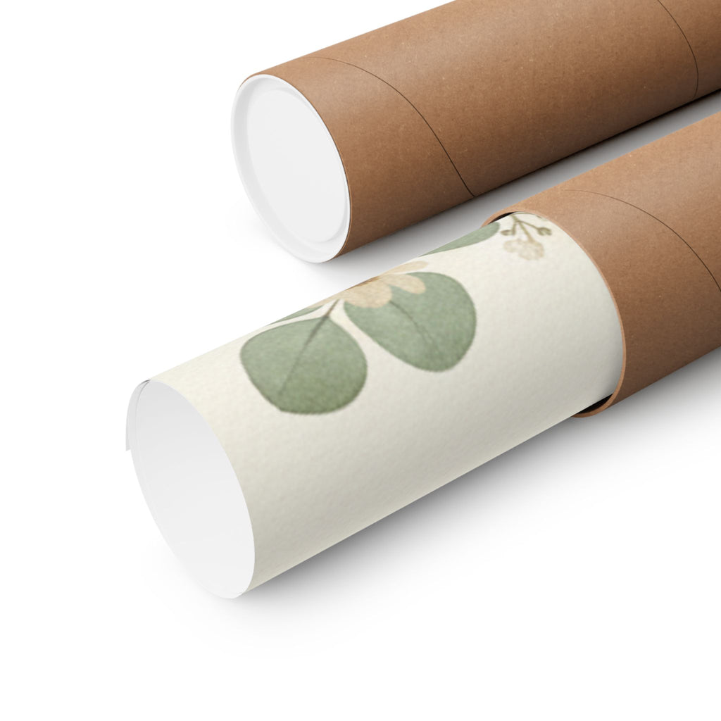 Pressed Lavender & Eucalyptus Garland Matte Poster