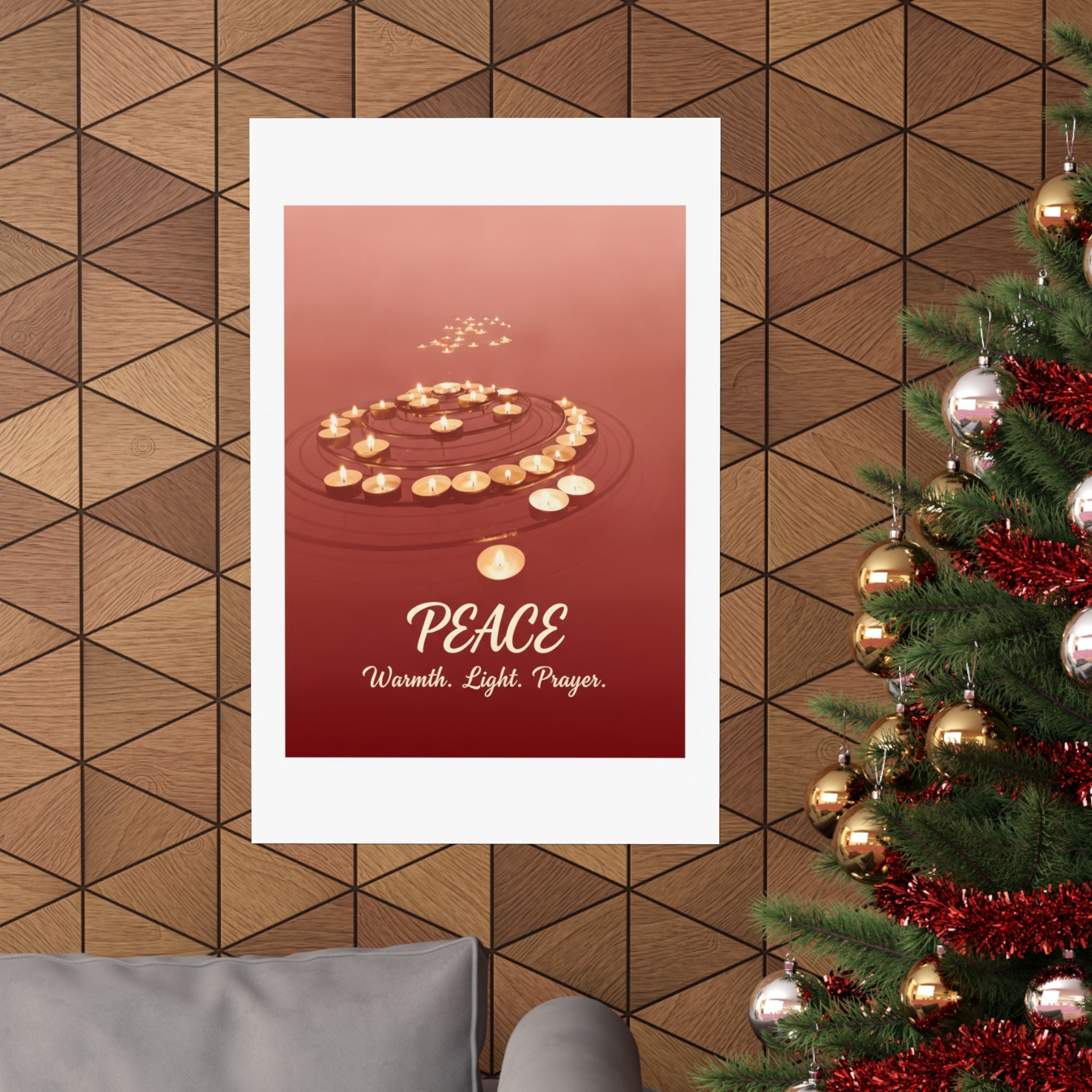 Affirmation — Candle — Matte Poster