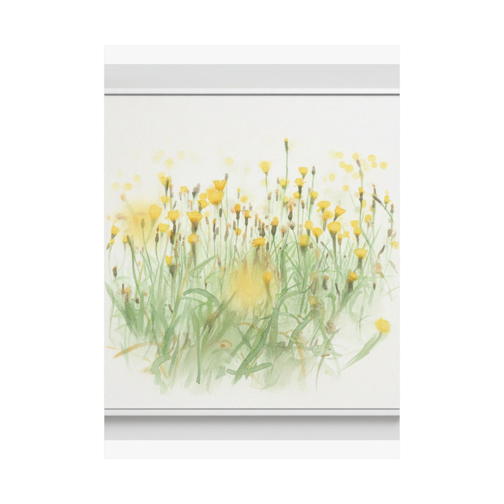 Watercolor — Flower — Matte Poster