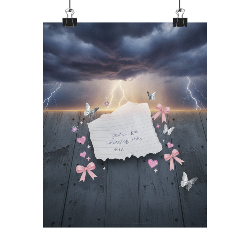 Dramatic Storm — Note — Matte Poster