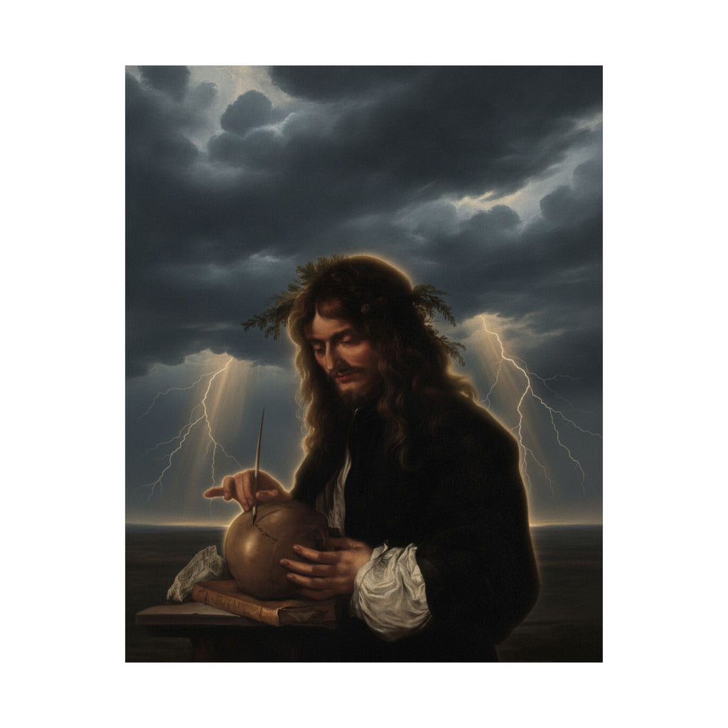 Dramatic Storm — Person — Matte Poster