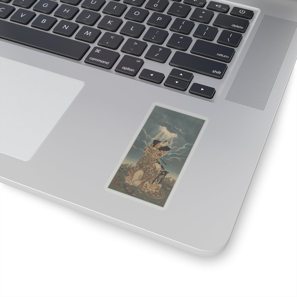 Dramatic Storm — The Actor, Ichikawa Danjuro I, 1660–1704 As A Woman In Unidentified Role — Kiss-Cut Sticker