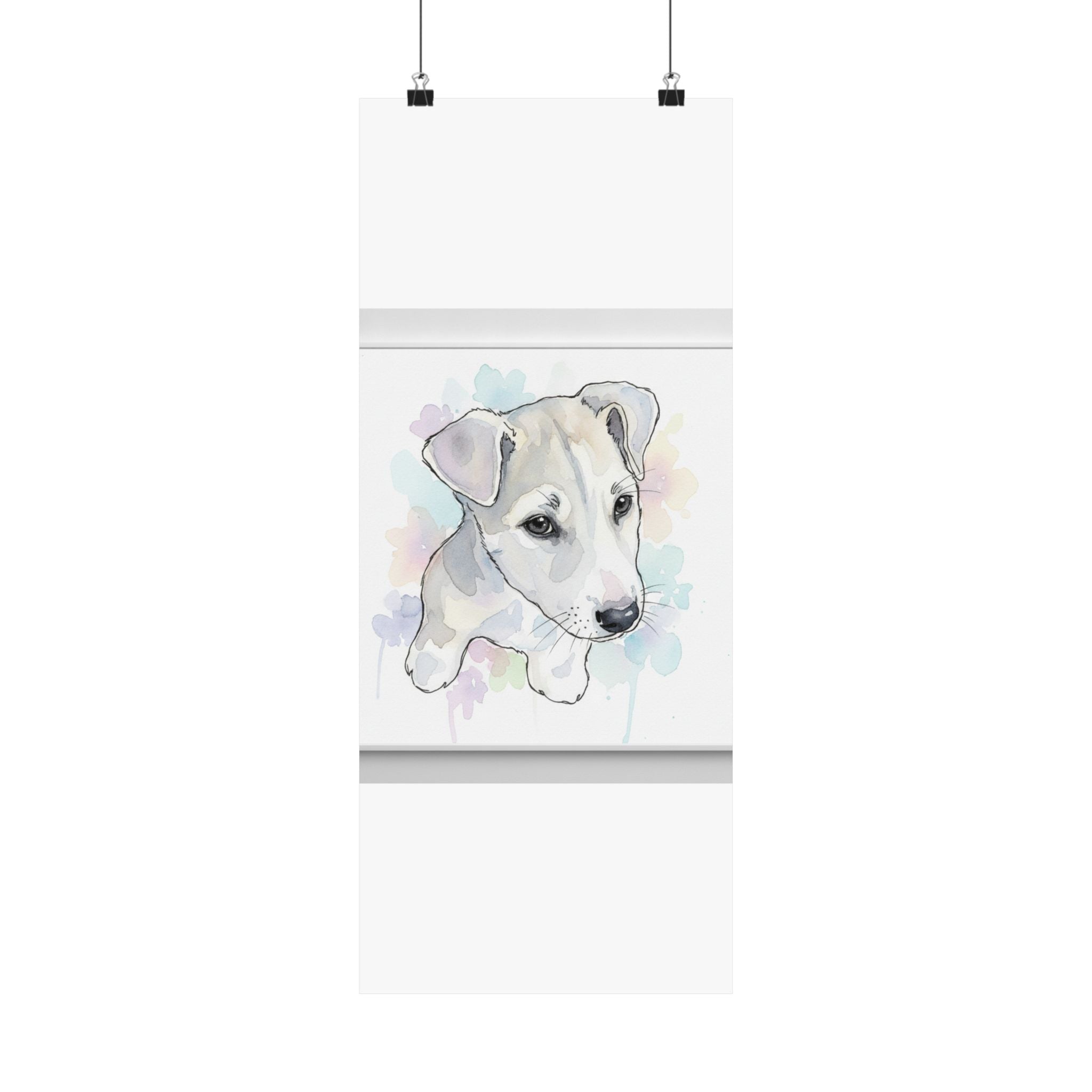 Watercolor — Dog — Matte Poster