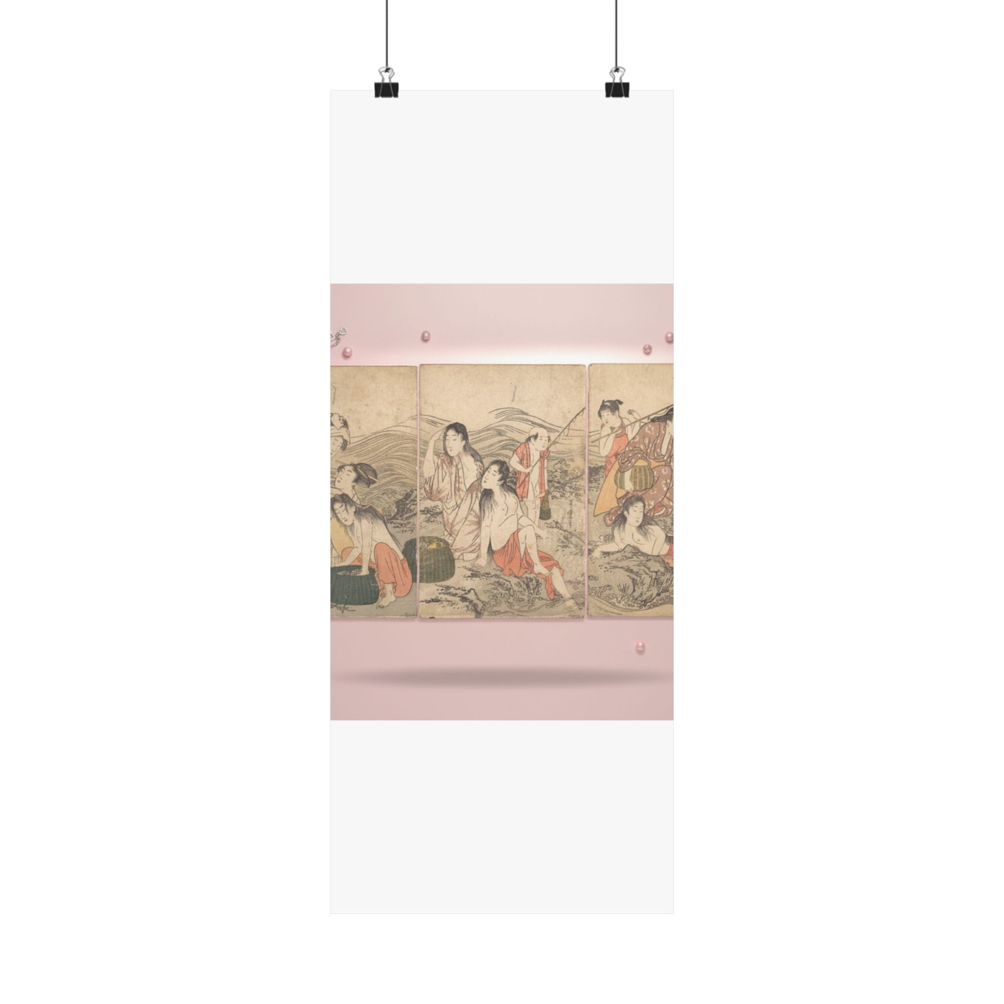 Product Marketing — Girl Fishers And Bathers — Matte Poster