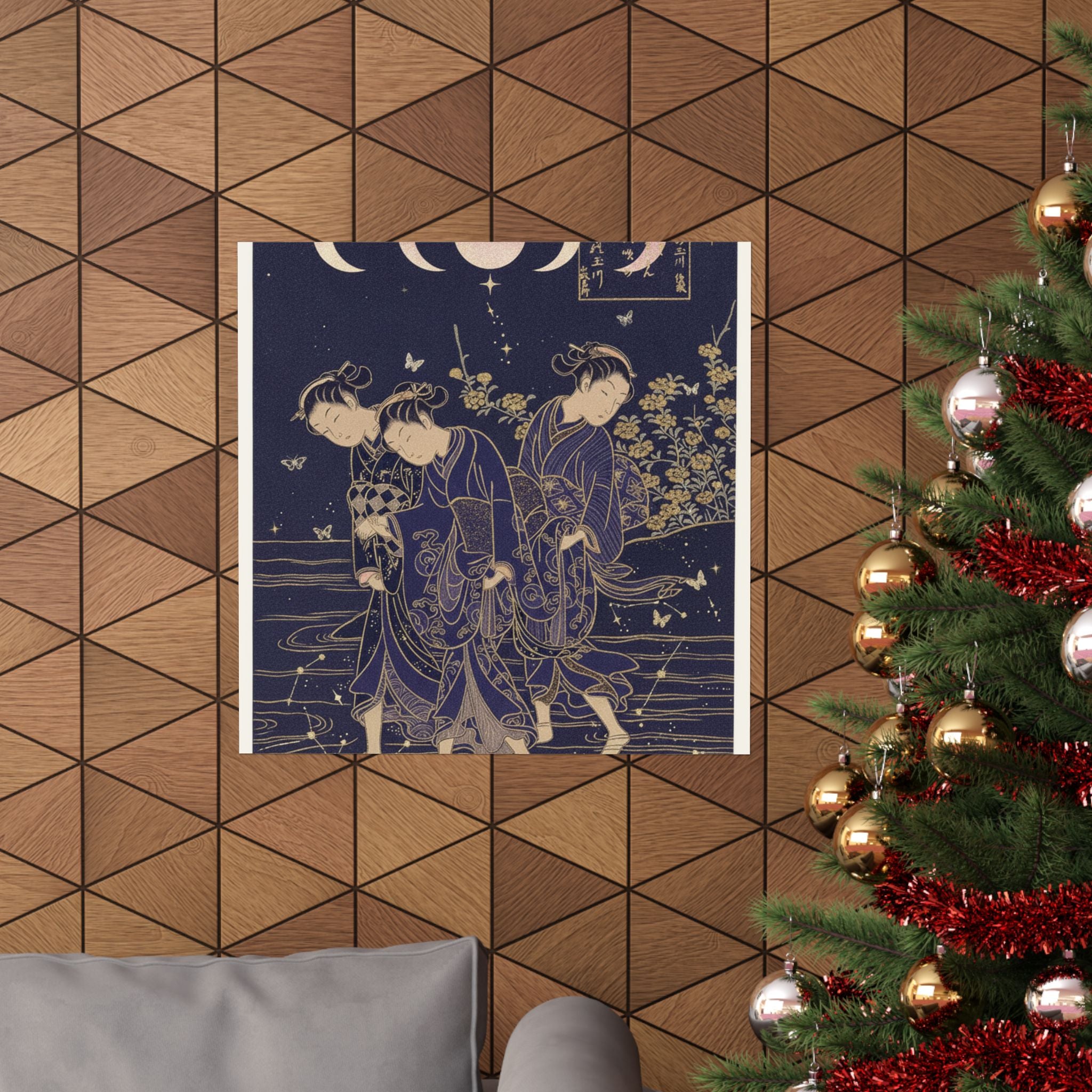 Celestial — The Tama River At Ide, Yamashiro Province — Matte Poster