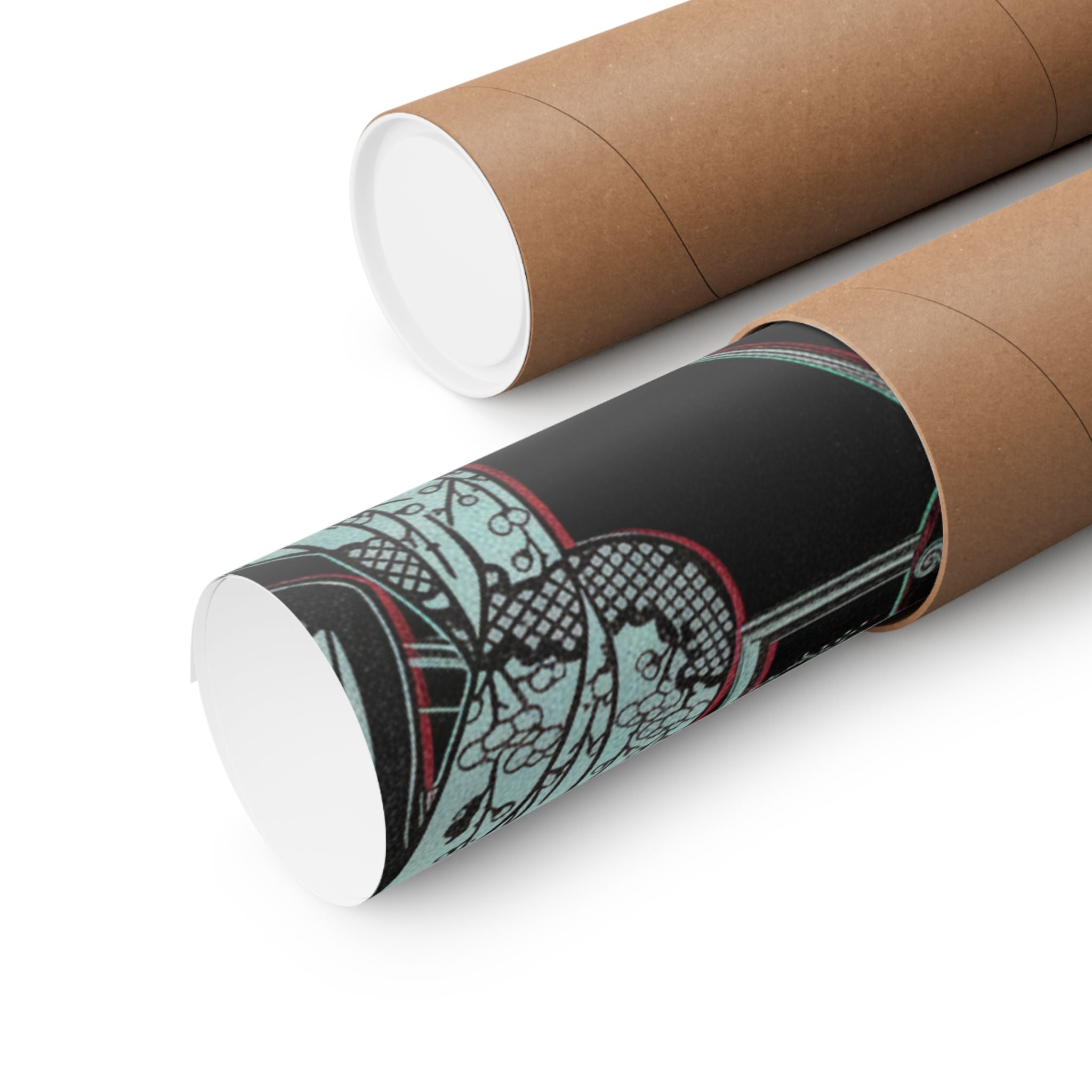 Glitch Culture — Two Women In A Room Opening On A Verandah — Matte Poster