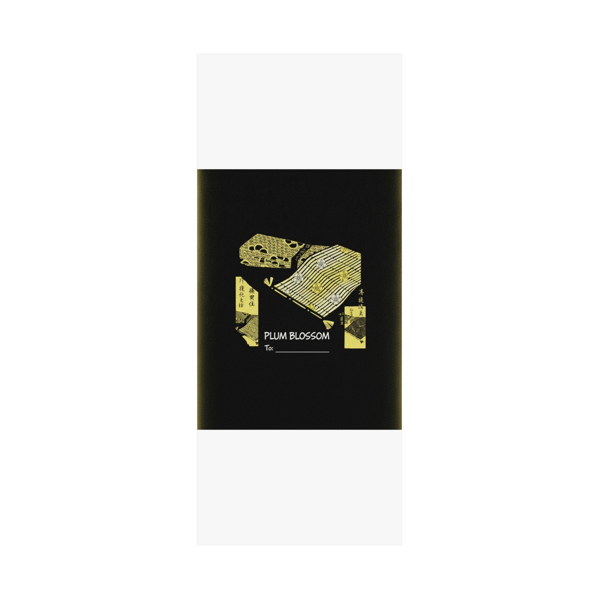 Streetwear Collage — Pattern Of Plum Blossom — Matte Poster