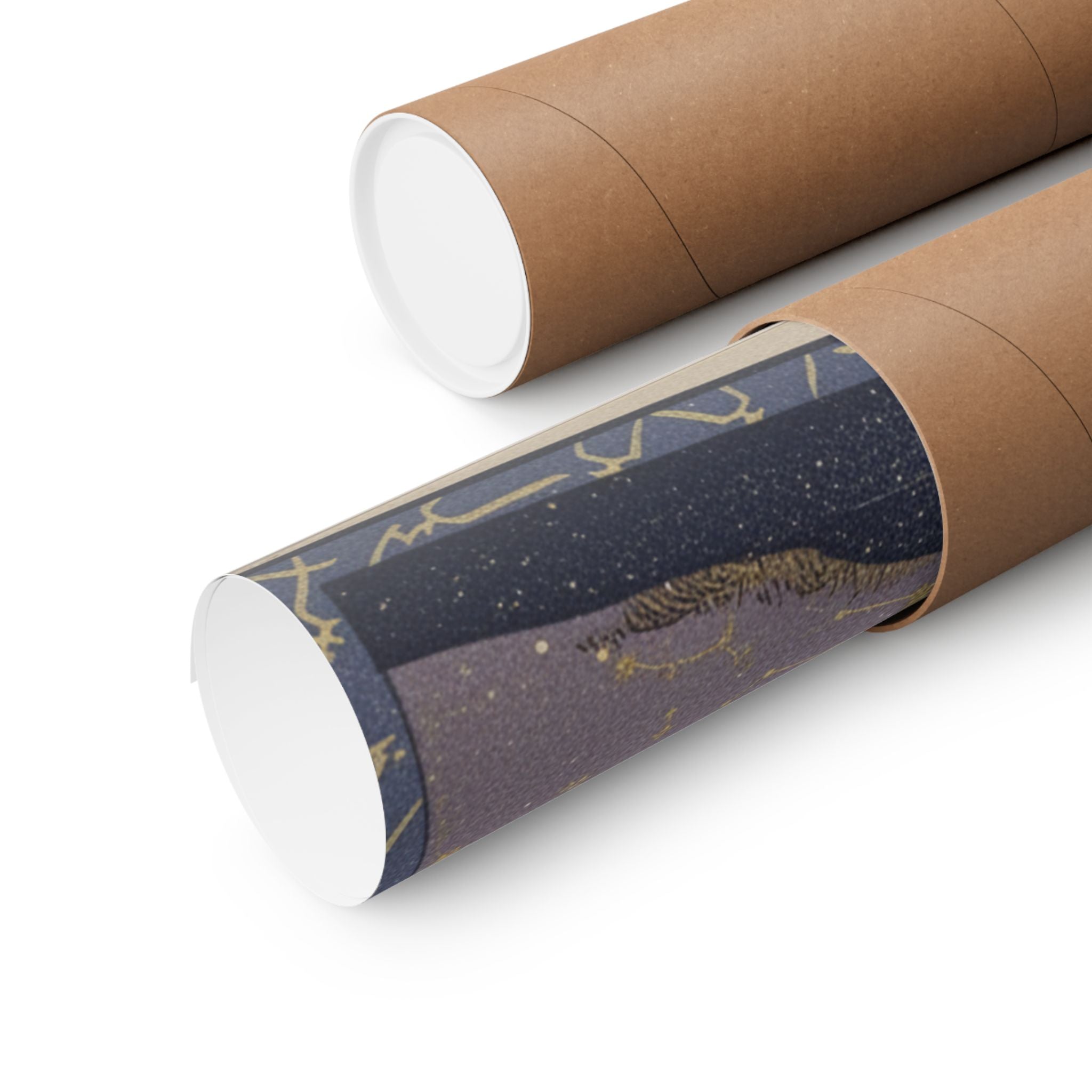 Celestial — Surimono In Shape Of Small Twofold Screen — Matte Poster