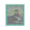 Glitch Culture — Chinese Lady Seated At A Table, Composing An Ode — Kiss-Cut Sticker