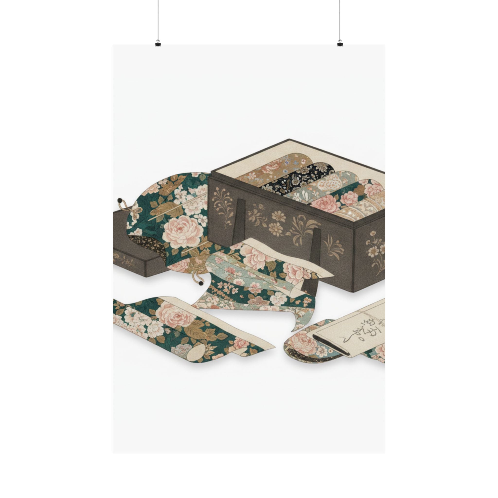 Ecommerce Main — Box With Draperies — Matte Poster