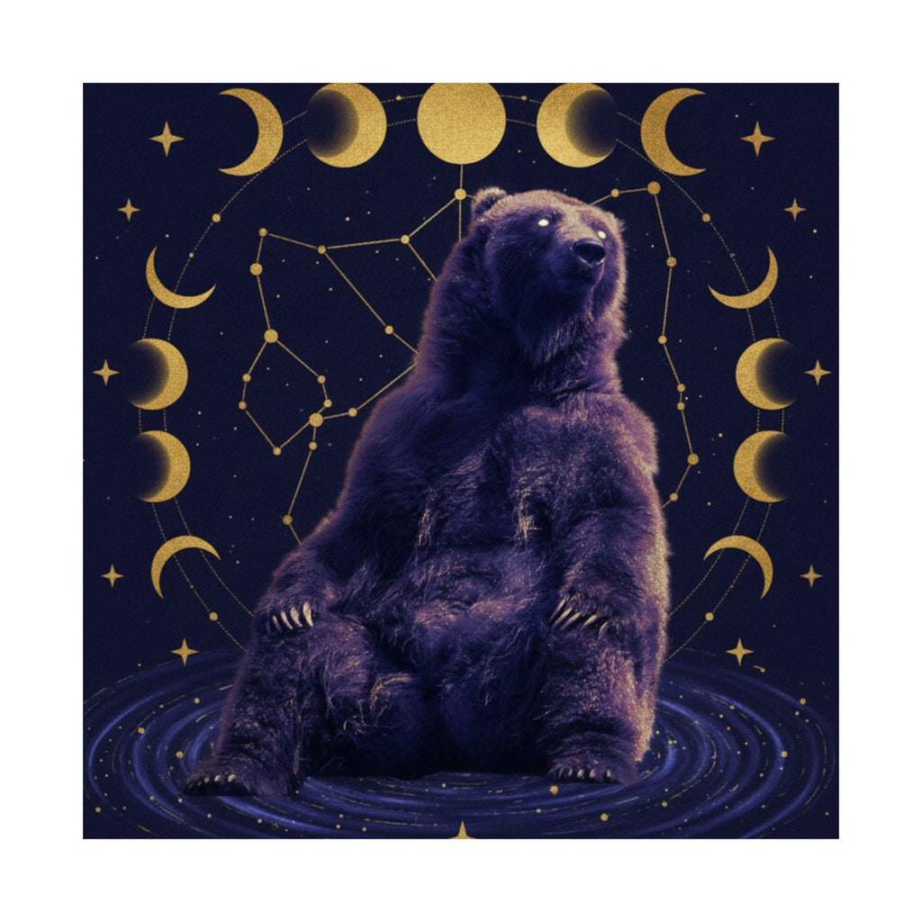 Celestial — Bear — Matte Poster
