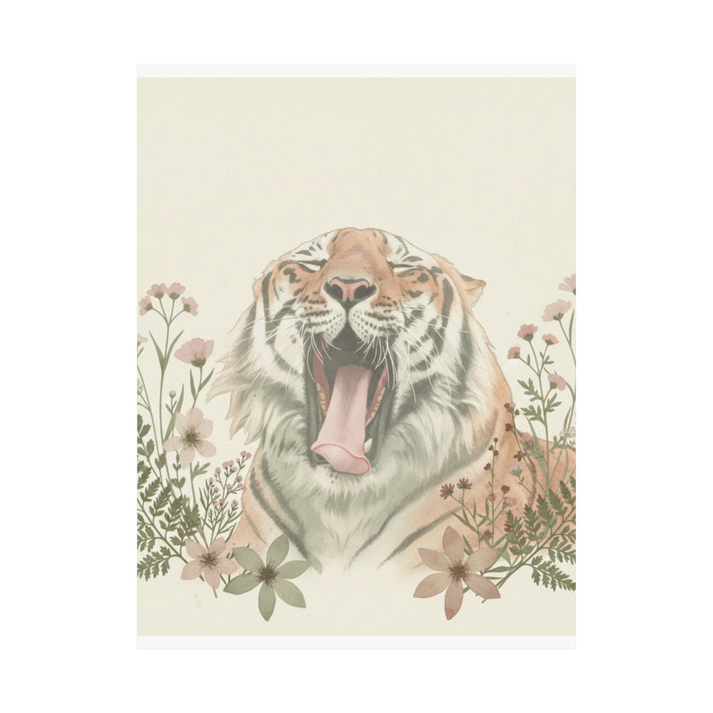 Botanical — Tiger — Matte Poster