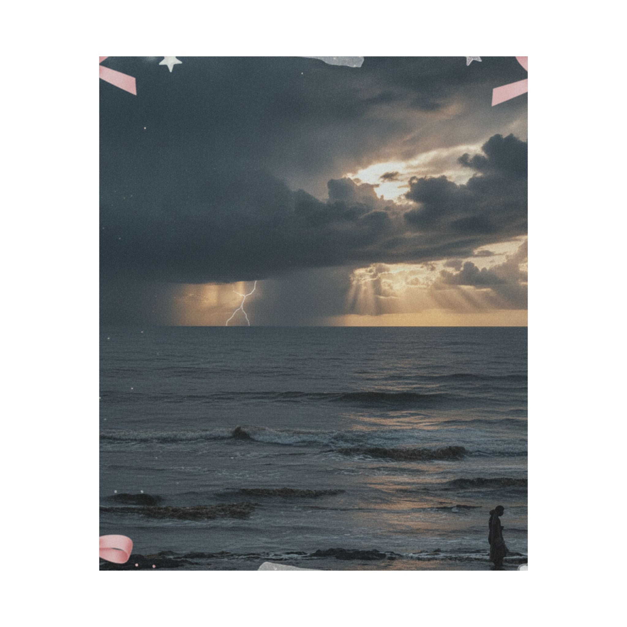 Dramatic Storm — Person — Matte Poster