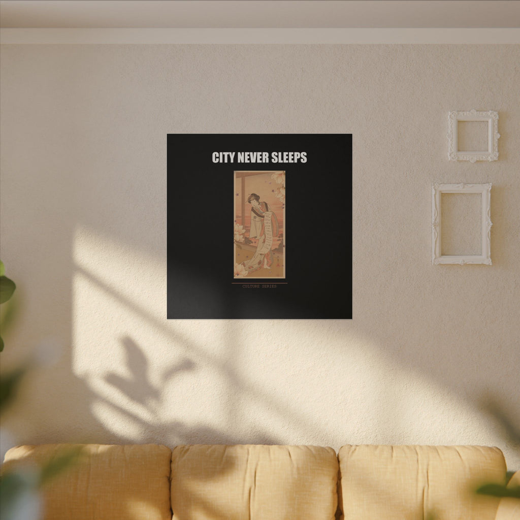STREET CERTIFIED | The Second Yamashito Kinsaku As A Courtesan Standing In A Room — Matte Canvas