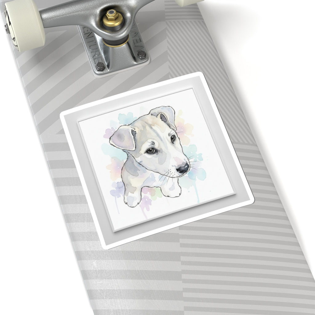 Watercolor — Dog — Kiss-Cut Sticker