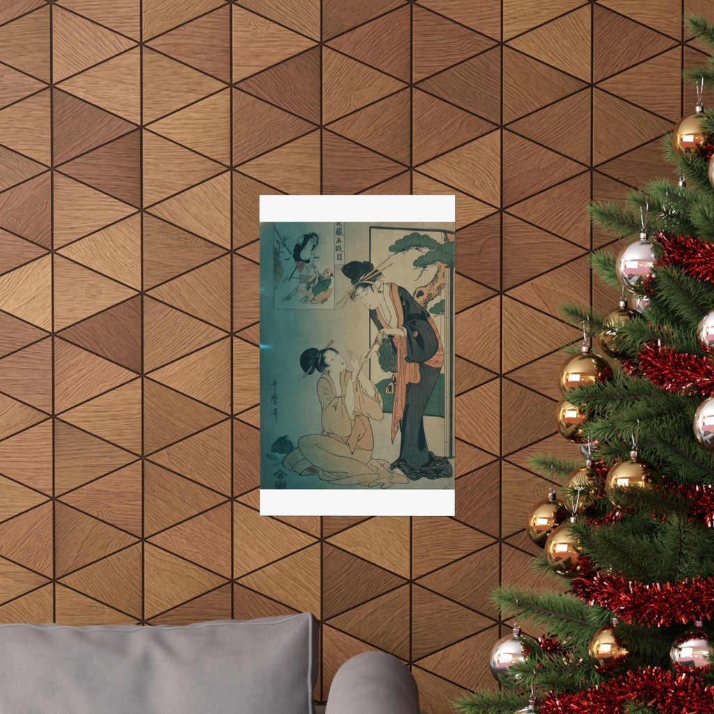 Cinematic — A Woman Snatching A Bag Of Sweetmeats From Her Mother — Matte Poster
