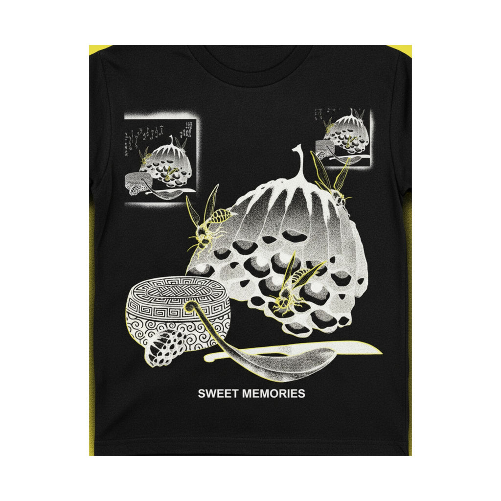 Streetwear Collage — Hives With Wasps, And A Box With A Spoon For Honey — Matte Poster