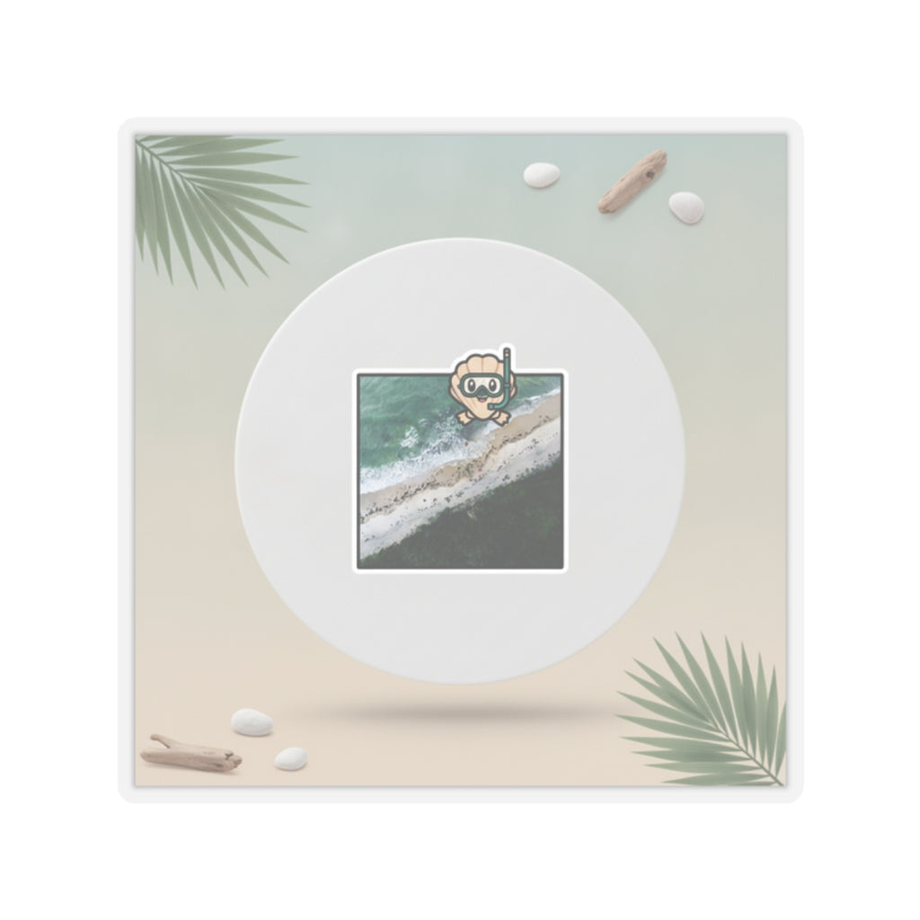Product Marketing — Beach — Kiss-Cut Sticker