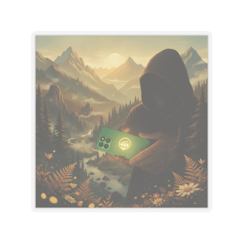 Scenic Nature — Phone — Kiss-Cut Sticker