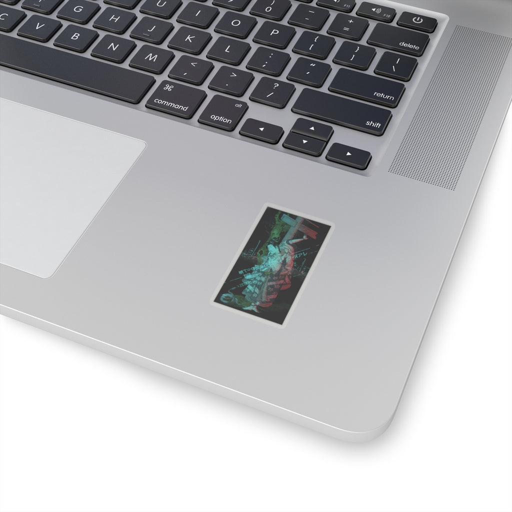 Glitch Culture — Portrait Of An Actor — Kiss-Cut Sticker