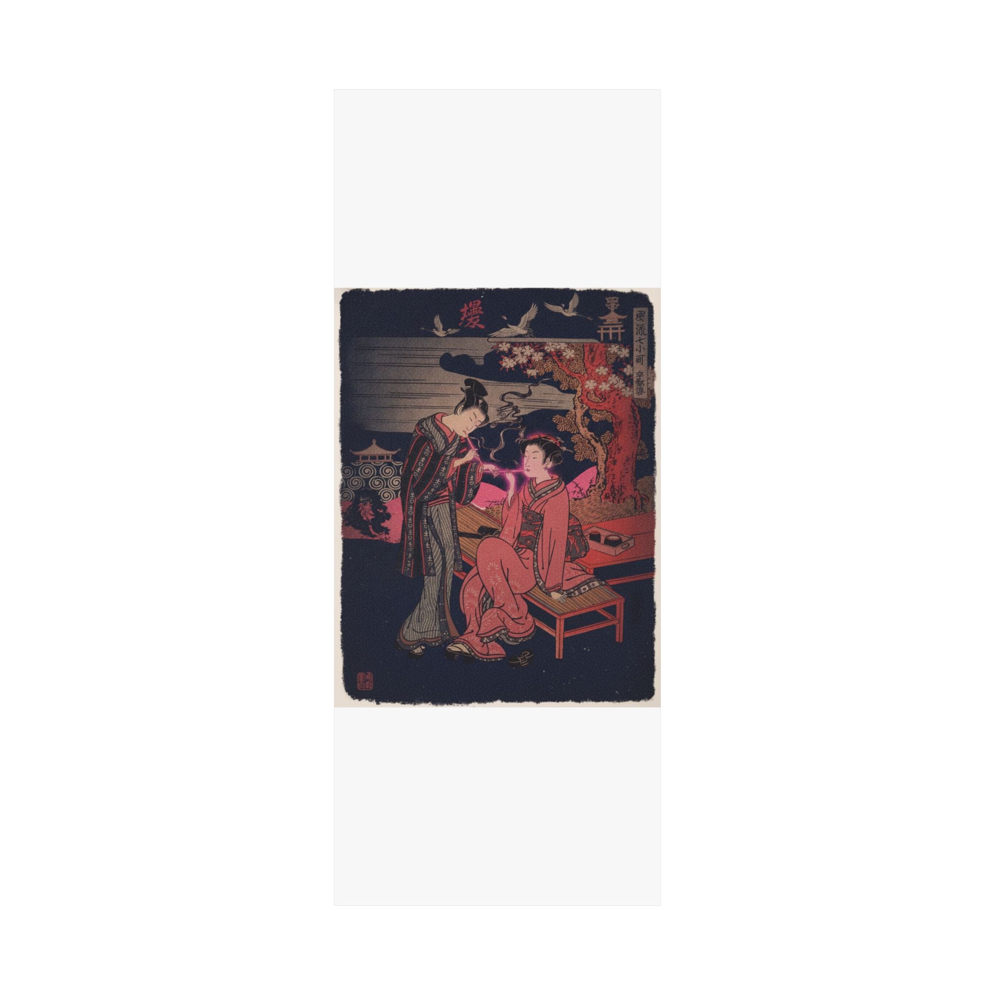 Japanese Street — Sotoba; One Of Seven Komachi — Matte Poster