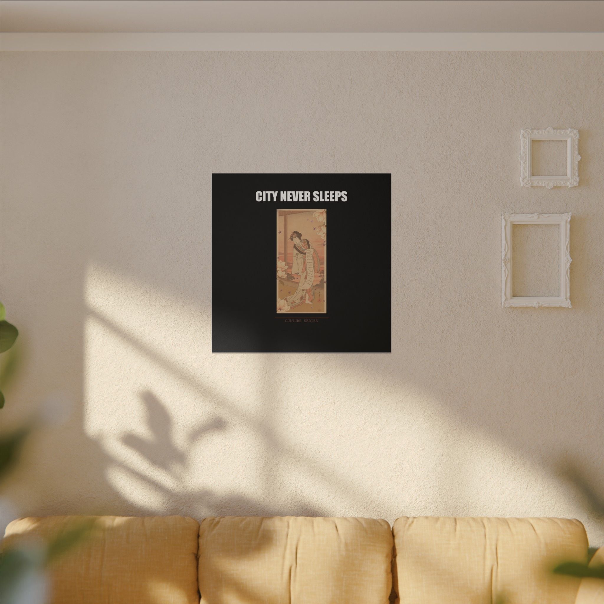 STREET CERTIFIED | The Second Yamashito Kinsaku As A Courtesan Standing In A Room — Matte Canvas