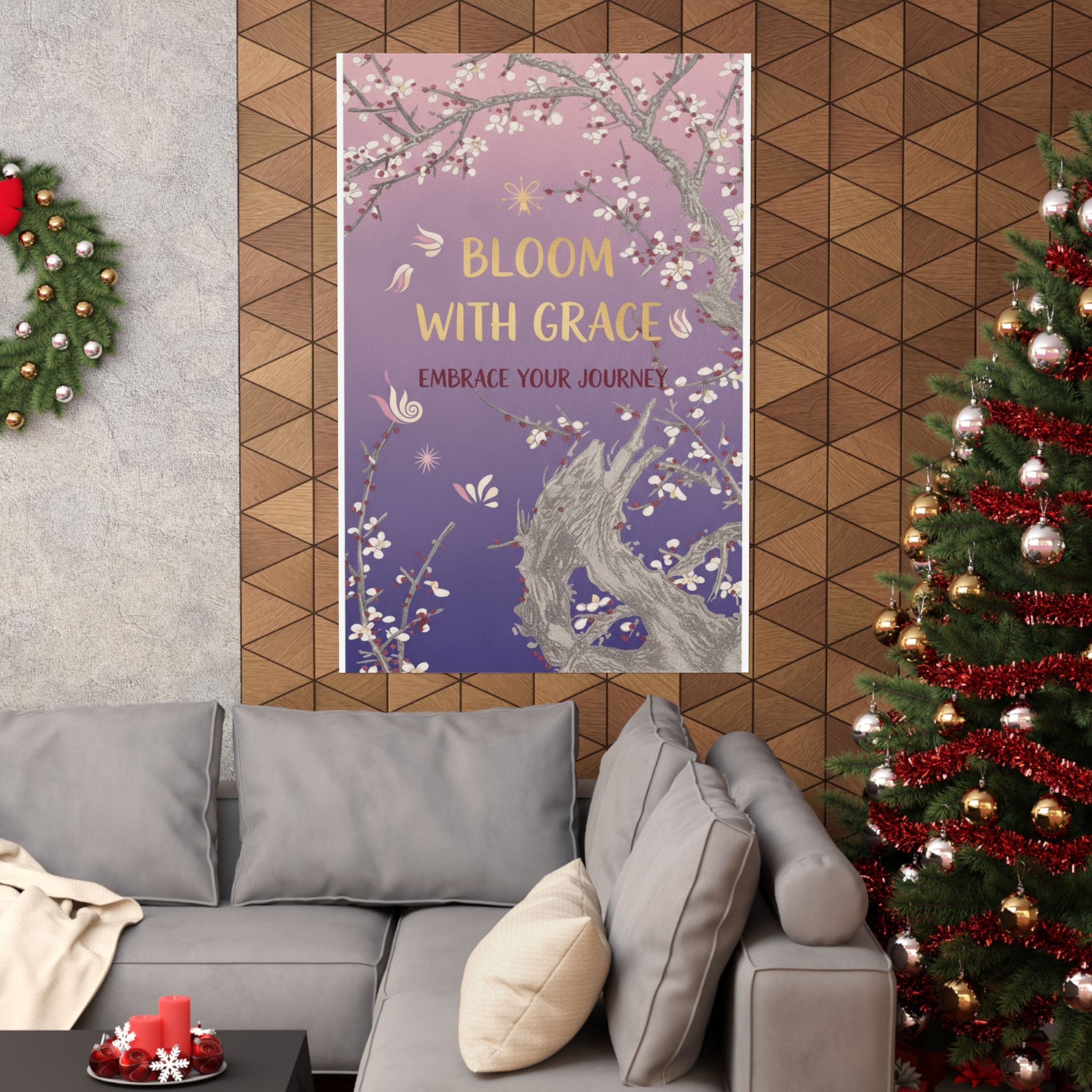 Affirmation — Plum Tree In Blossom — Matte Poster