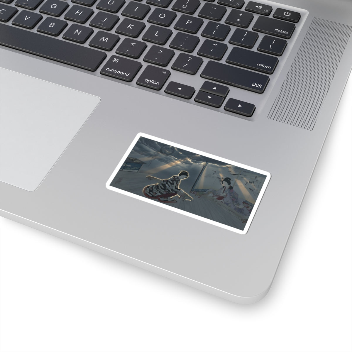 Dramatic Storm — Chiyoda Castle (Album Of Women) — Kiss-Cut Sticker