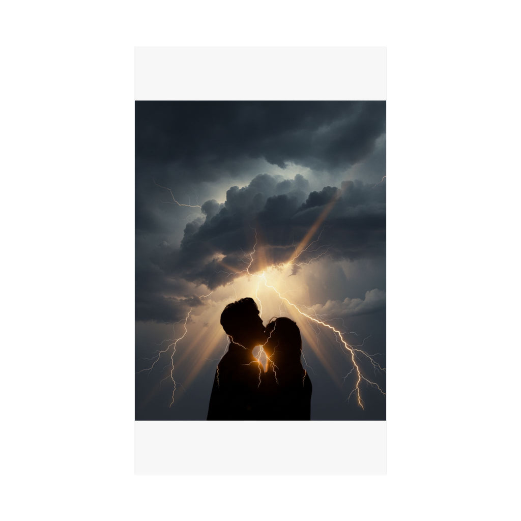 Dramatic Storm — Person — Matte Poster