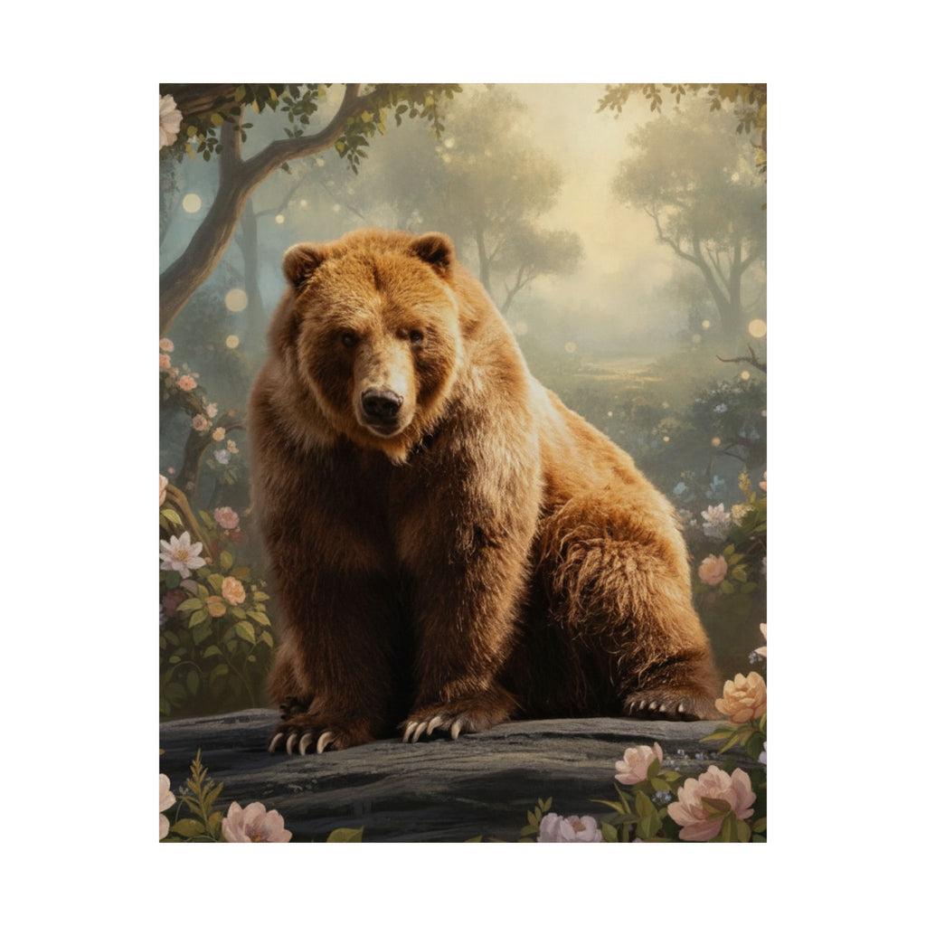Scenic Nature — Bear — Matte Poster