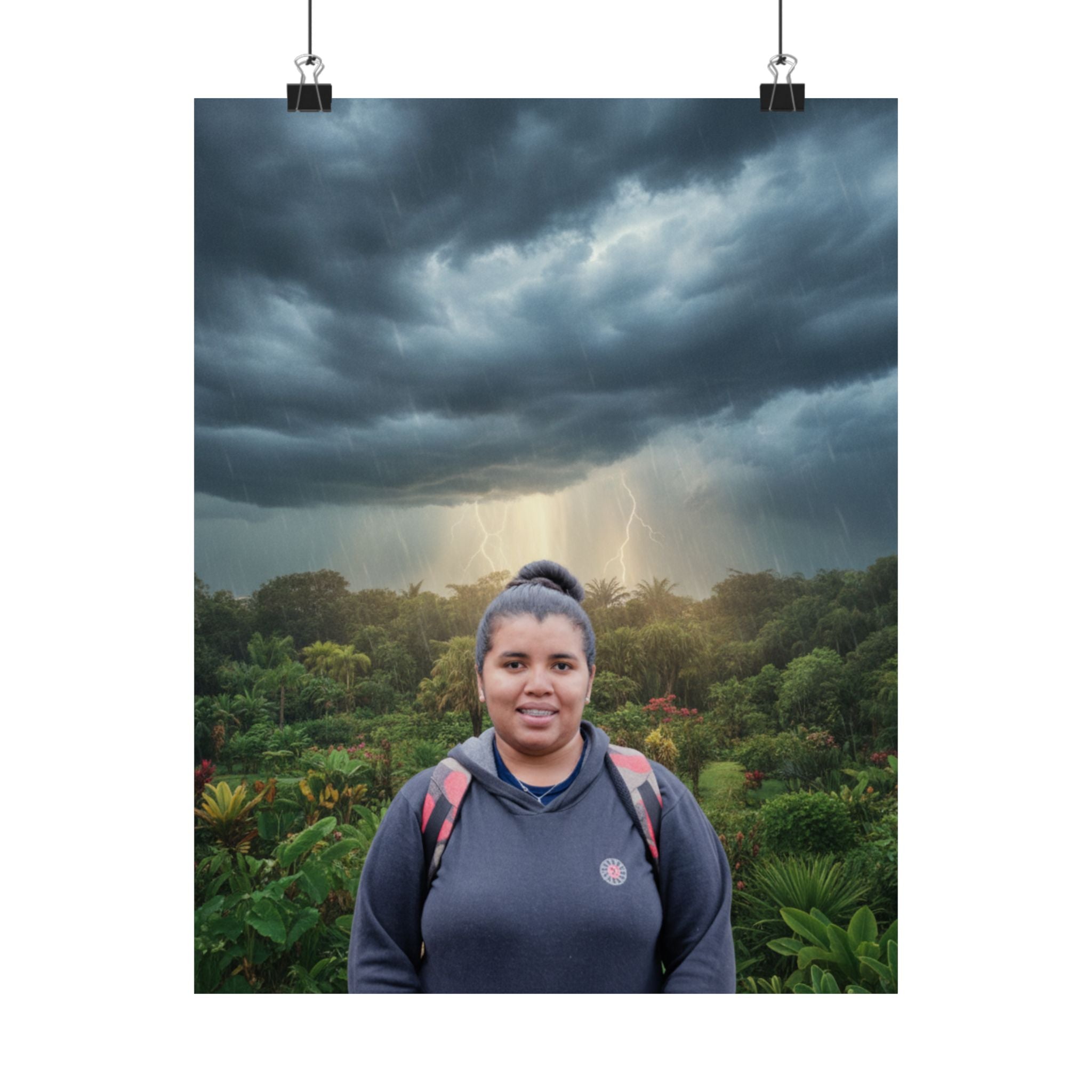 Dramatic Storm art print — product view 5