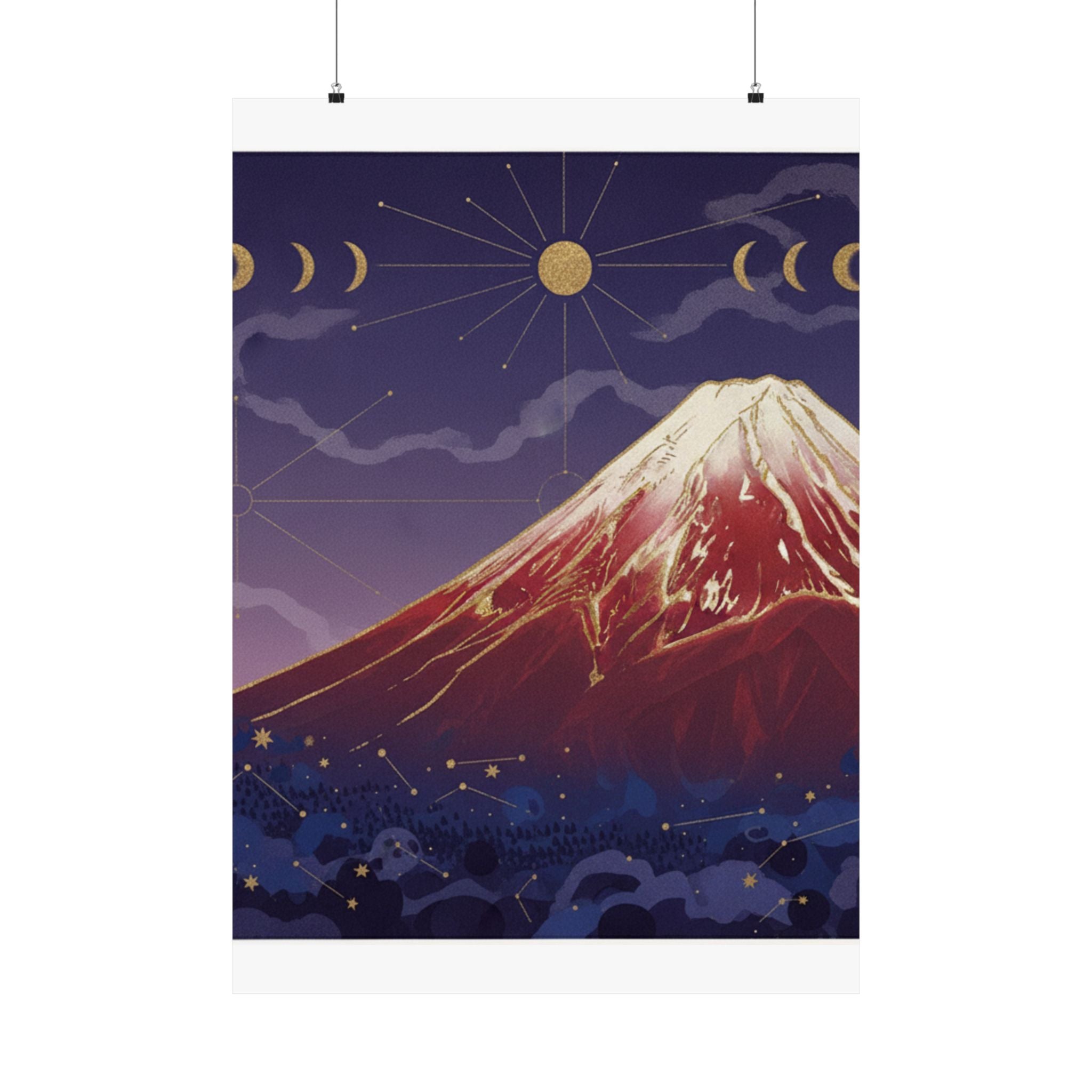 Celestial — South Wind, Clear Sky (Gaifū Kaisei), Also Known As Red Fuji, From The Series Th — Matte Poster